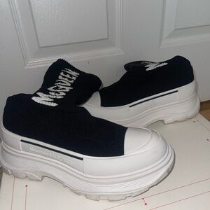 Alexander McQueen Black and White Sneakers